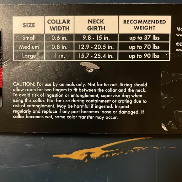 Mickey Mouse Dog Collar Medium - Picture 3 of 4